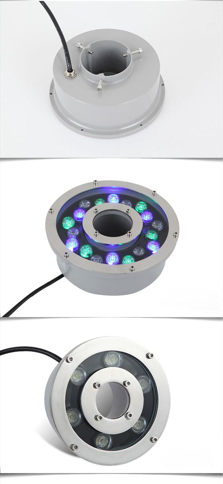 Fountain Lamp LED Underwater Lamp Underwater Spotlight Fountain Lamp Colorful Pool Lamp Landscape Waterscape Lamp Waterproof Lamp