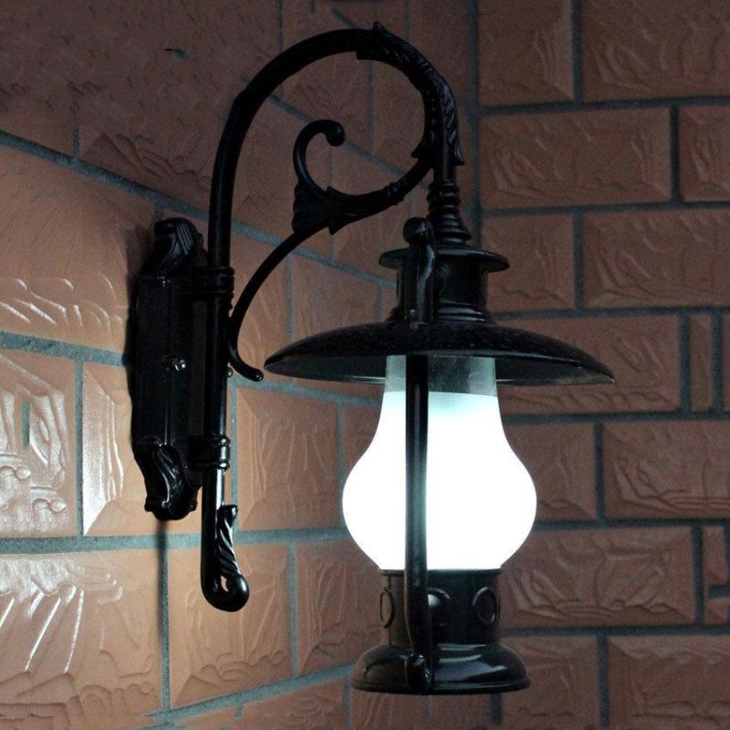 Outdoor Wall Light Waterproof Vintage Lamp Garden Corridor Villa Sconce Kerosene Lamp (WH-HR-77)