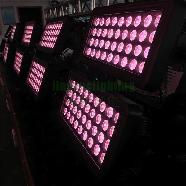 Outdoor 72X10W RGBW 4in1 City Color LED Wall Washer Light