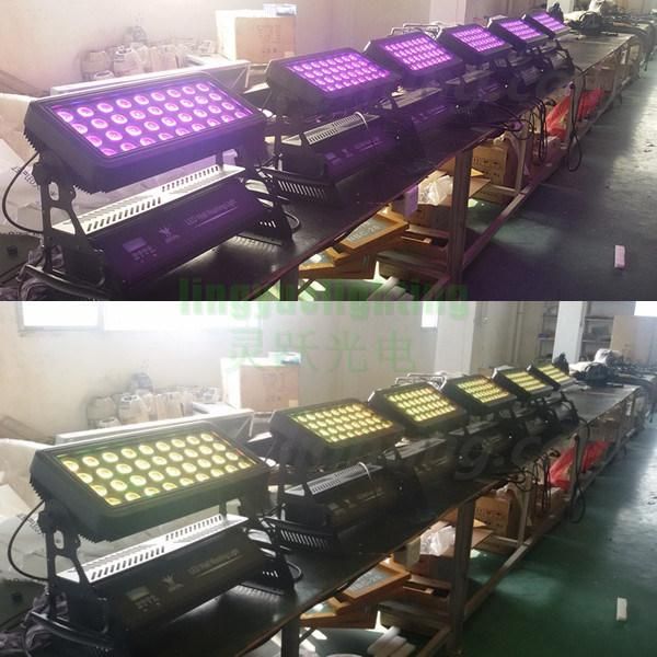 36X10W Wall Wash City Color 400W LED Flood Light