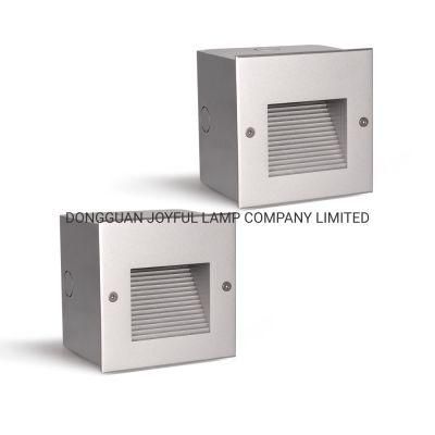 Recessed Step Light IP65 LED Outdoor Wall Lamp Safety Low Voltage 24V DC 5W Stair Lighting