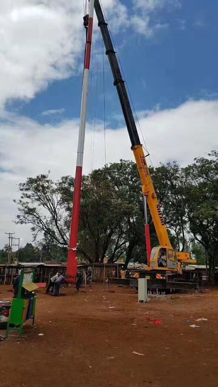 18m High Mast Light with Lifting System and Airport Certificate