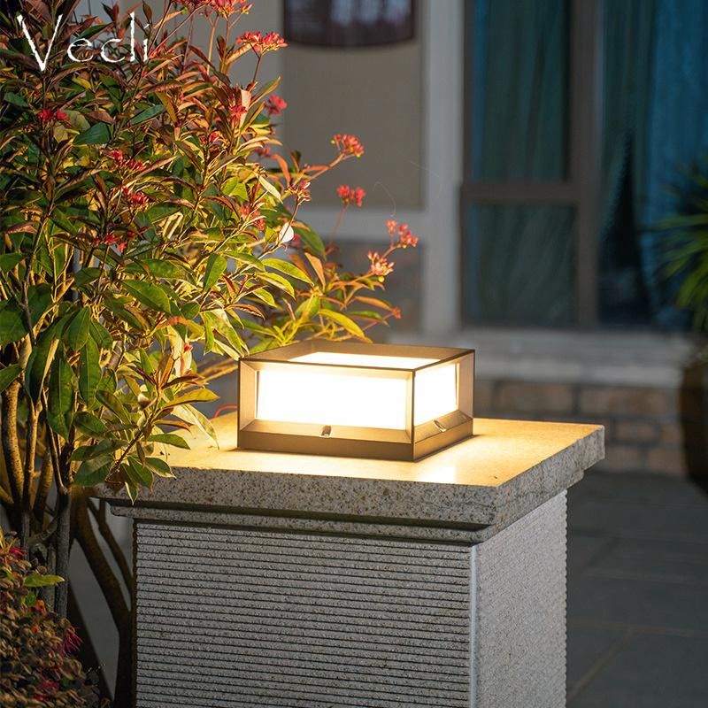 Outdoor Wall Lamp Post Head Lamp Dual-Use Waterproof Villa Staircase Landscape Lighting (WH-HR-21)