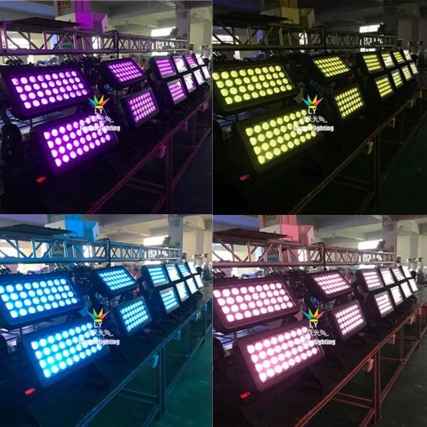 Professional Outdoor DMX 72PCS 10W Wall Washer Light LED City Color