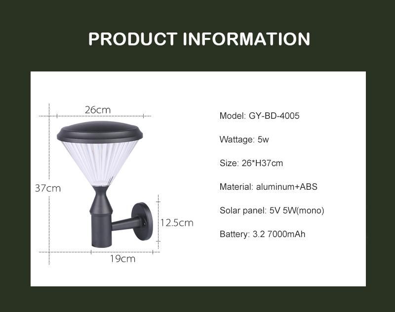 High Brightness Dusk to Dawn Outdoor Wireless Safety Lamp Street Lamp Solar Wall Lamp Solar Light