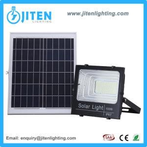 100W Solar Light Aluminum Outdoor Lighting Rechargeable Solar LED Flood Light