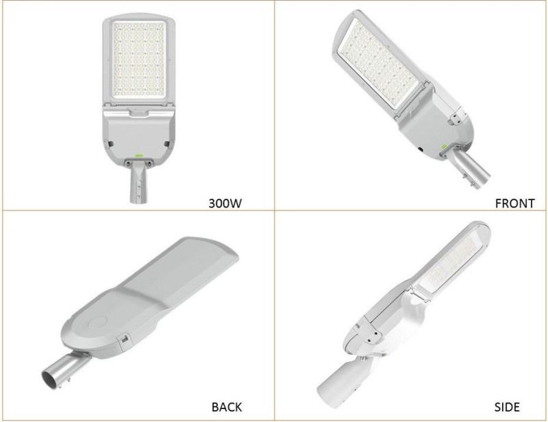 High Light Efficiency 140-150lm/W Surge Protection 50W LED Street Light