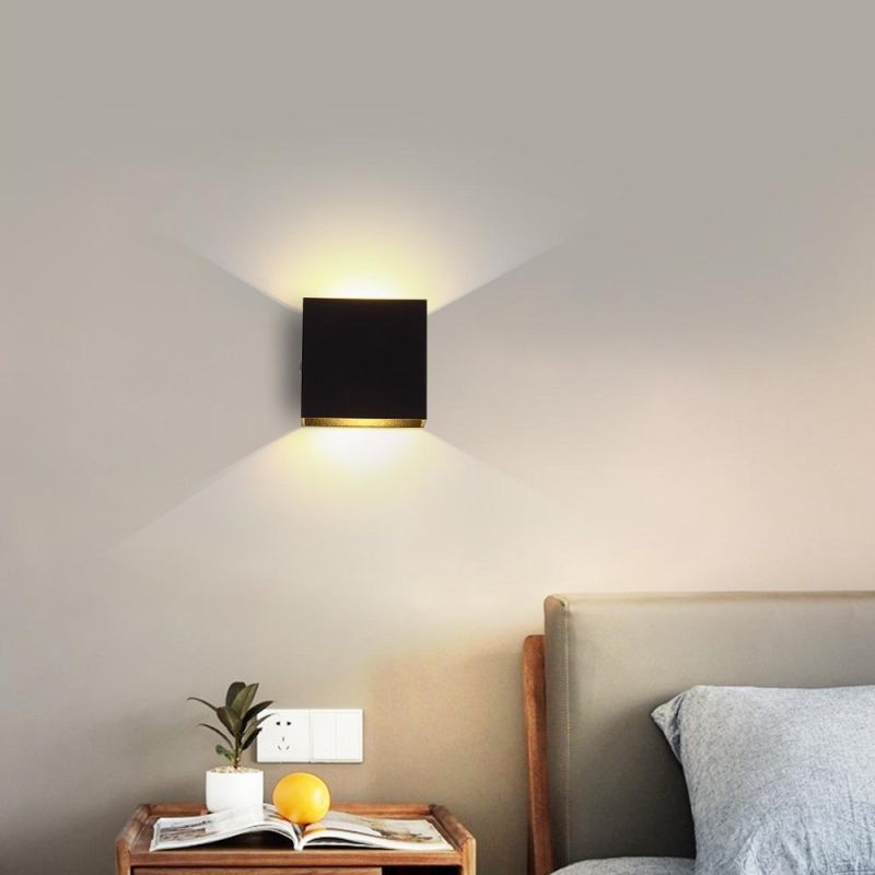 Indirect Aluminum Surface Mounted Bathroom Adjustable LED Wall Lamp