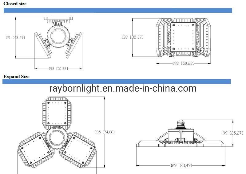 60W 80W 100W 120W Modern AC100V~277V Indoor Outdoor Parking Lot Garage LED Flood Lights