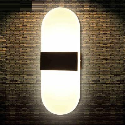 Hotel Fashion 3W 6W Cool White Simple Modern Indoor Decorative Bedside LED Wall Light