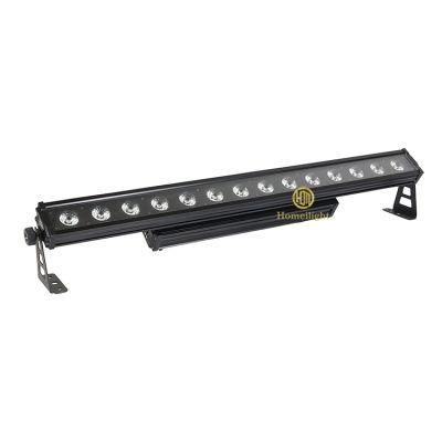 High Quality Waterproof 14PCS 30W Large Lens Full Color LED Wall Washer Bar for Performance