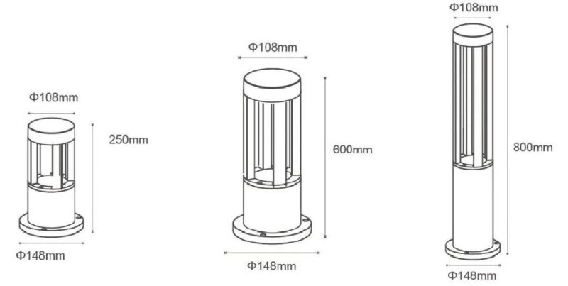 Black/Grey/White LVD Approved Alva / OEM Landscape Light with Latest Technology