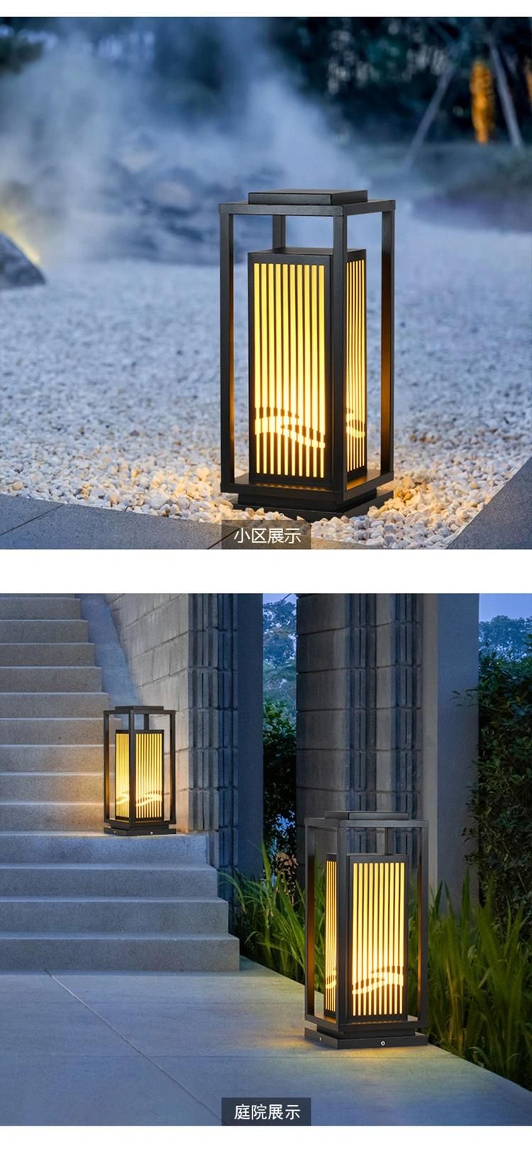 Hotel Yard Palza Outdoor Deocoration Modern Chinese Style Building LED Street Light with IP65