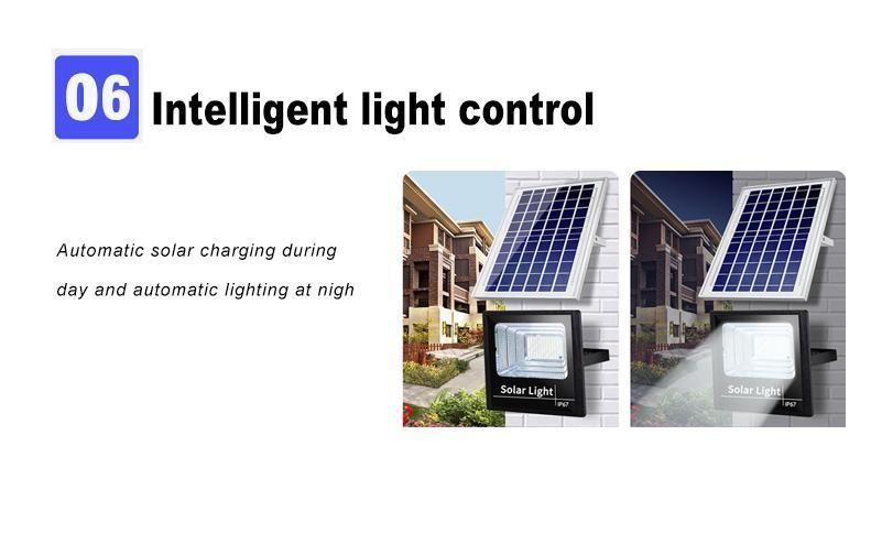 IP66 Waterproof Light Control Solar LED Flood Light
