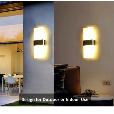 Interior and Exterior Die Casting Aluminium LED Acrylic up and Down Smart Wall Lights