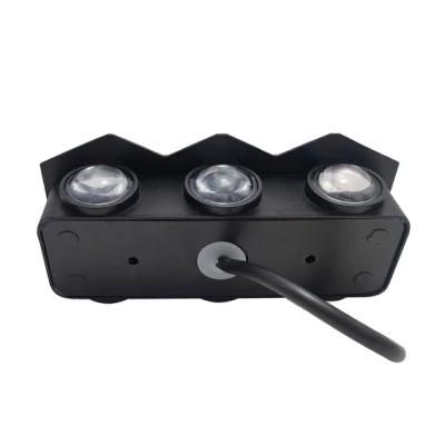 High Luminous Garden Waterproof Die Casting Aluminium LED SMD Wall Lamp RGB Hexagon Lights