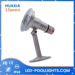 1W/3W Underwater LED 316 Stainless Steel IP68 Spot Light