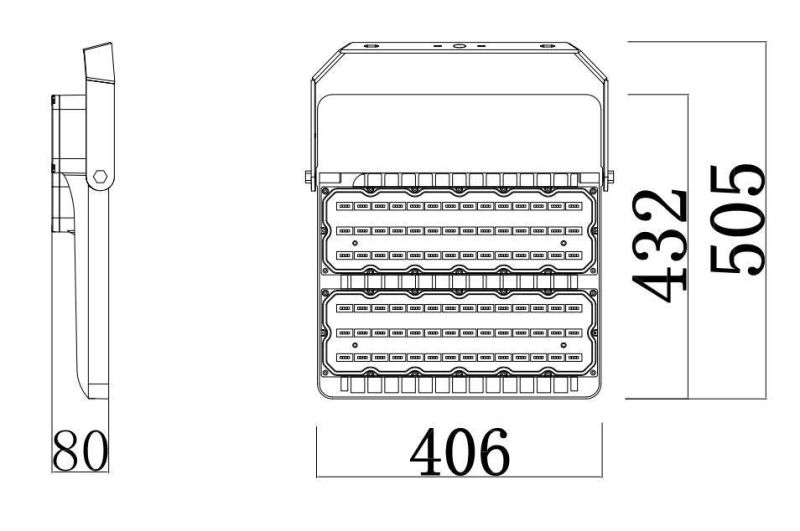 Good Quality LED Project Lamp 240 Watt, Ultrathin Module 240W LED Flood Light