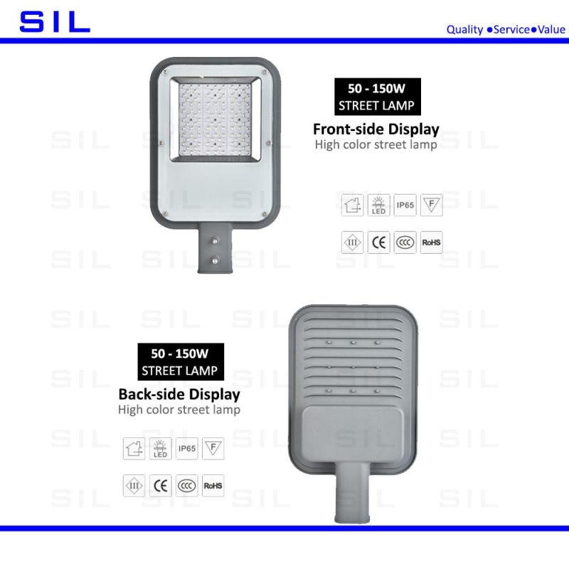 3-5 Years Warranty Meanwell IP65 Parking Lot 100W 150W Smart Roadway Shoebox Lamp Good Price LED Street Light