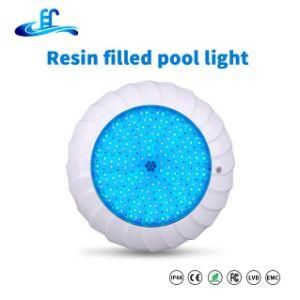 18watt RGB IP68 AC Resin Filled Wall Mounted Swimming LED Pool Light with LED Edison Chip