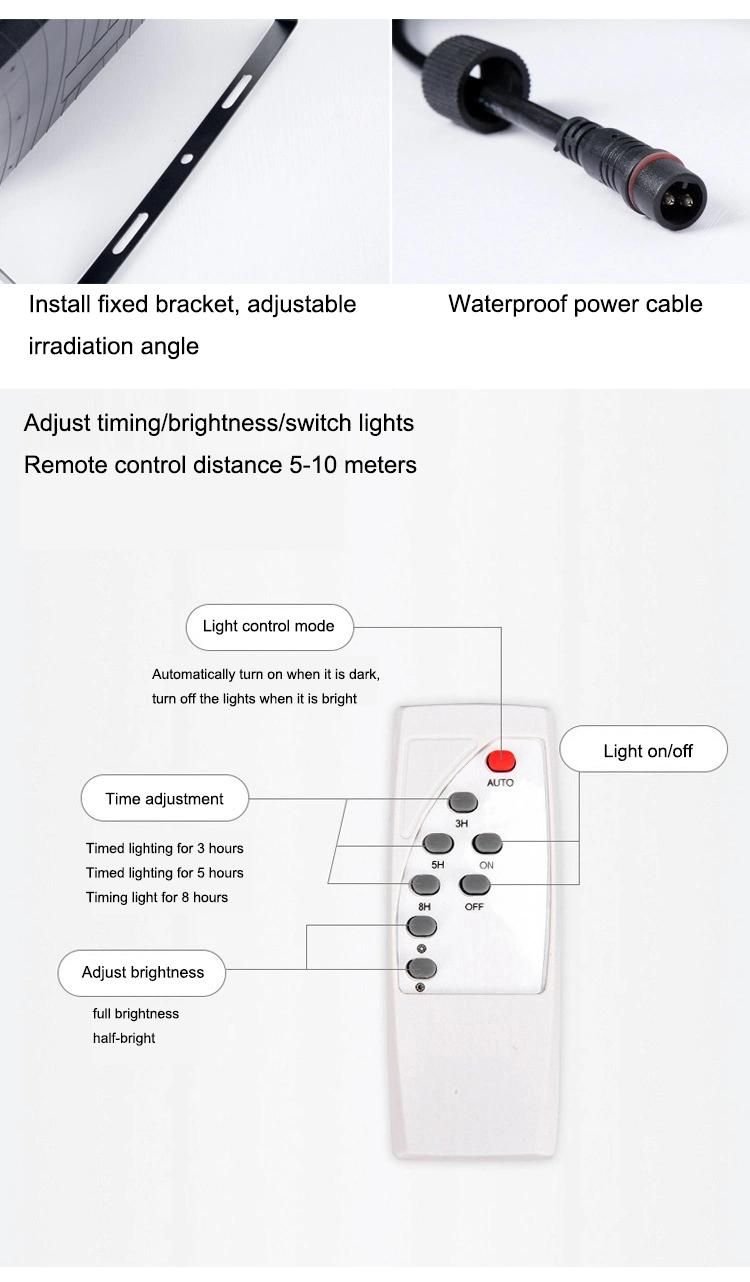 LED Outdoor Waterproof Lighting Solar Flood Light Garden Light