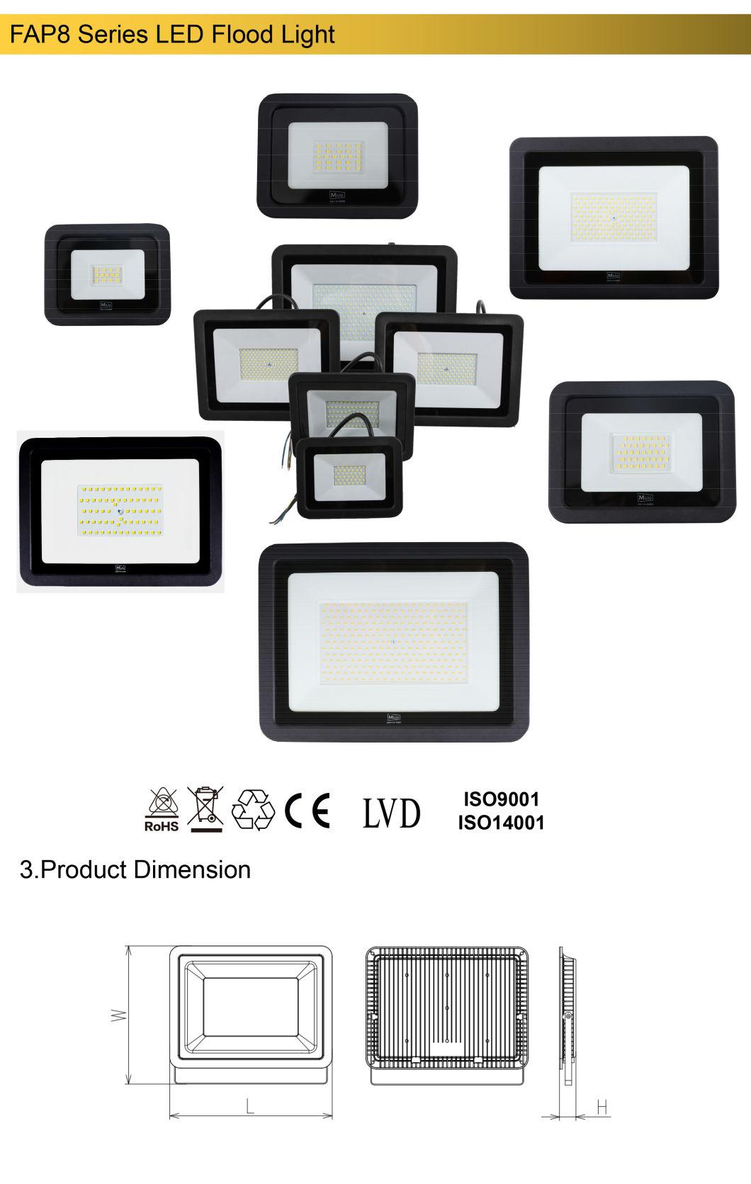 IP65 200watt Waterproof Outdoor LED Flood Light Fixtures CE