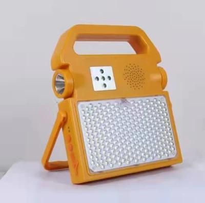Solar Speaker with LED Flash Light Camping Light