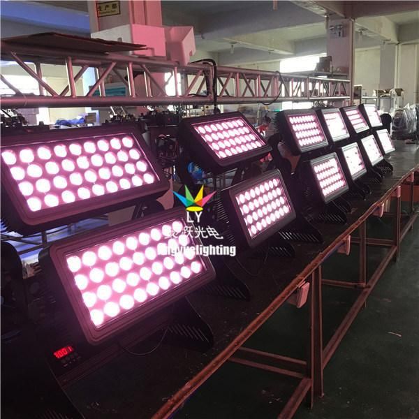 Outdoor 72X10W RGBW 4in1 City Color LED Wall Washer Light