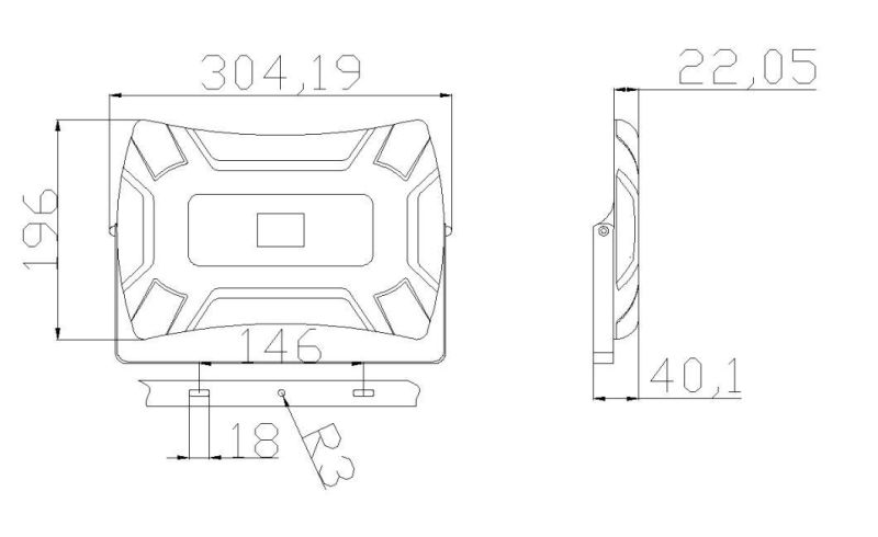 Ultrathin LED Flood Light