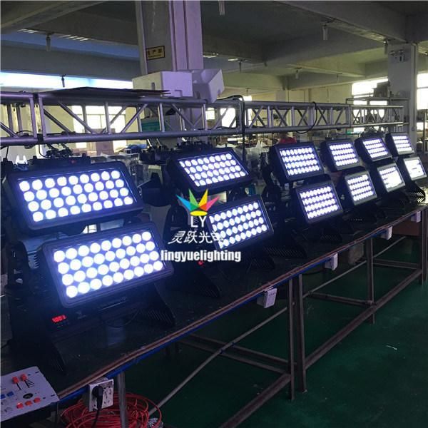 Outdoor Flood Light 72X10W RGBW City Color DMX LED Wall Washer