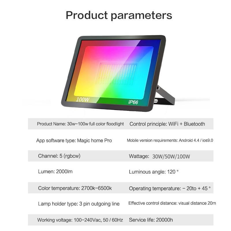 New Design Smart Outdoor Solar LED Flood Light Garden Light Flood Light