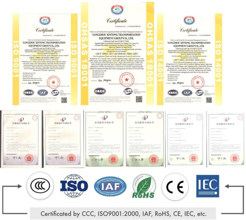 Poly Crystalline Silicon Battery Buried Wind Solar LED Road Lighting