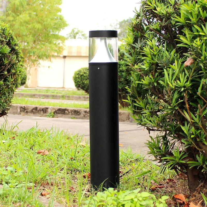 Customized 12W Outdoor IP65 High Quality Bollard LED Lawn Landscape Light Yard Garden Pathway Post Lamp