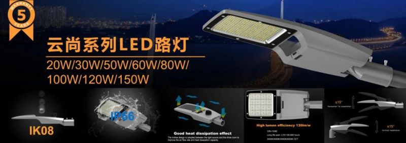China Professional LED Light Manufacture 150 Watt 30W 40W 50W 60W Street Light