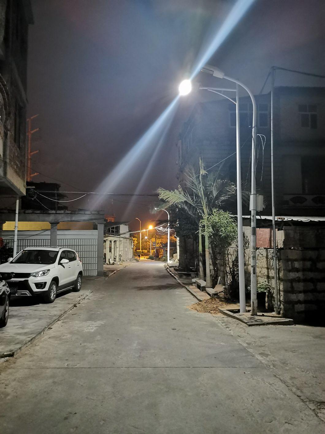 2020 New High Bright 1100lm 1000W 150W Waterproof Security Customized Portable High Efficiency Energy Saving Waterproof IP67 Road LED Solar Street Light