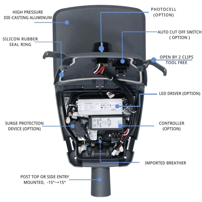 Outdoor High-Efficiency Energy-Saving Waterproof IP66 LED Street Light
