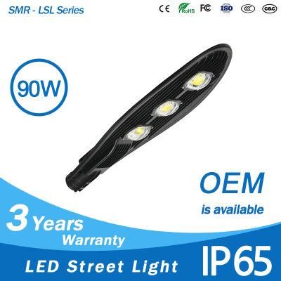 New Products LED Lamp 90W IP65 COB LED Street Light Manufacturer in China Outdoor Lighting
