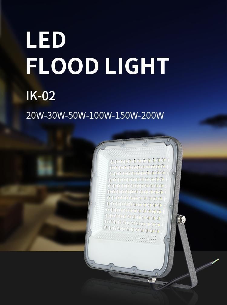 50W Bright and Durable LED Floodlight Outdoor, LED Security Lights Waterproof IP65 Outdoor Lights for Warehouse, Playground, Backyard and More