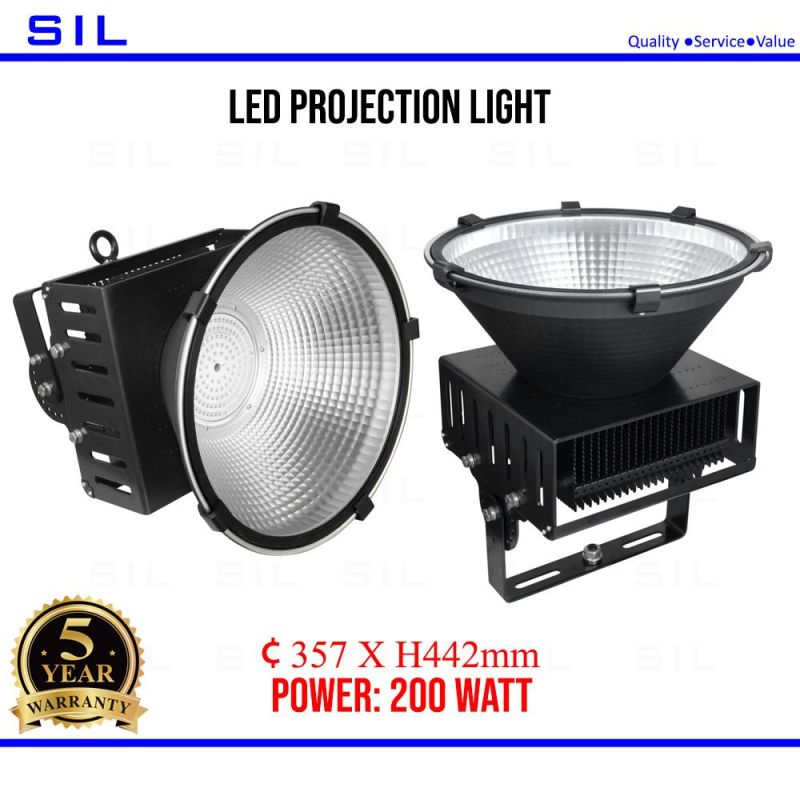 100W Factory Sale LED Flood Light LED Floodlight Outdoor Lighting with 5 Years Warranty Soccer Fields Floodlight