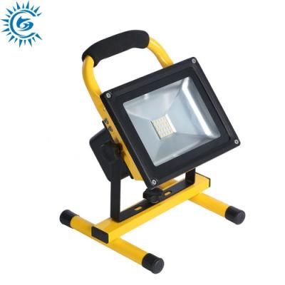 3000K 4000K 6000K LED Charging Outdoor Portable IP65 Waterproof Searchlight Floodlight with Li-ion Battery SMD