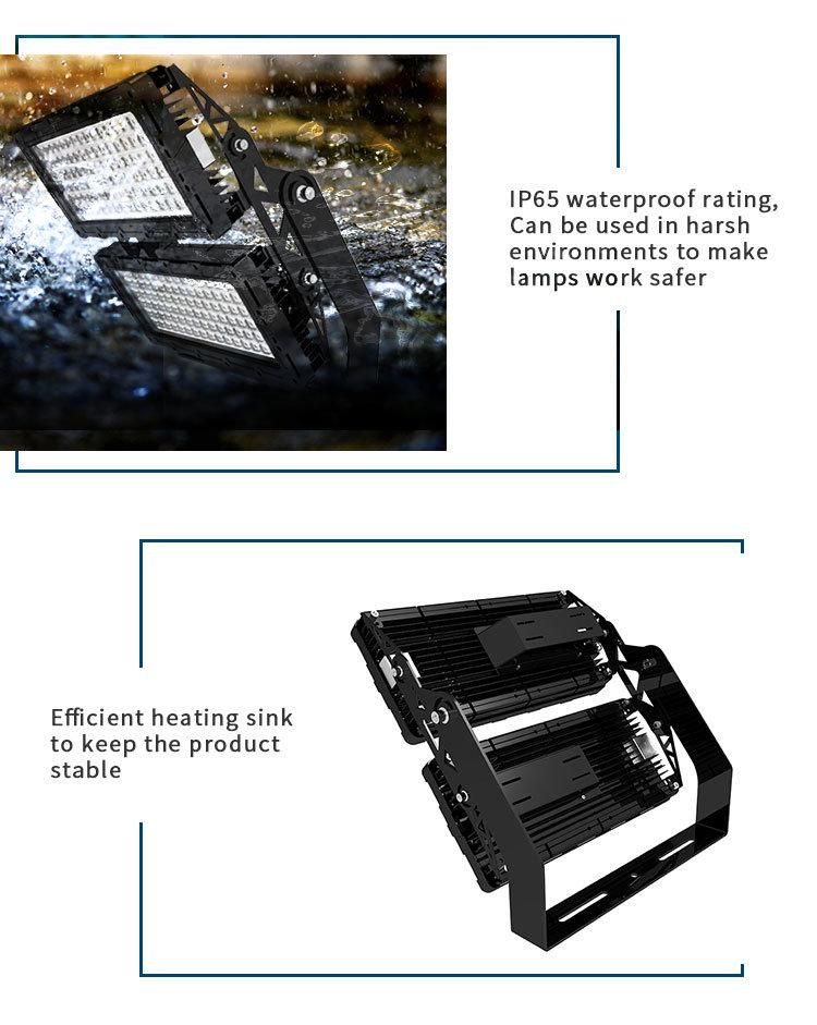 Ce RoHS ENEC SAA IP67 Stadium Light 500W SMD Outdoor Badminton Court LED Flood Light LED Sport Stadium Floodlight