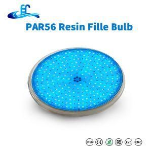 High Lumen Resin Filled AC12V RGB PAR56 DC12V Flat LED Wall Mounted Pool Light with Edison LED Chip