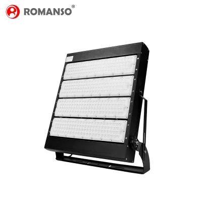 Romanso Energy Saving LED Floodlight 800W 1000W LED Stadium High Mast Light for in Large Sports Field Lighting