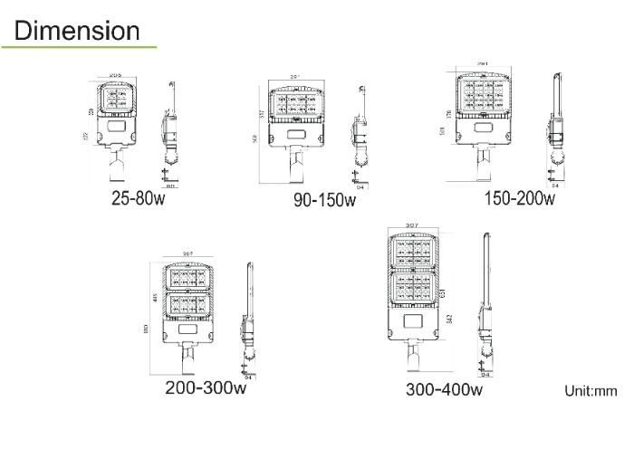 IP66 400W LED Street Lamp 400W Alumbrado Publico LED Street Luminarias Outdoor