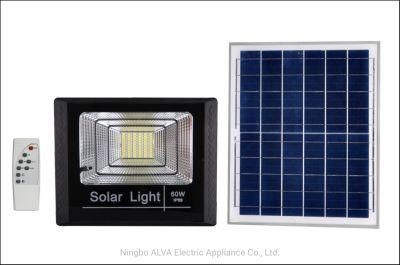 Solar Light Outdoor IP65 Road SMD 60W Solar Streetlight with Lithium Battery Remote Control