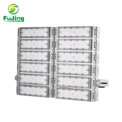 Aluminum Die-Casting Heat Fin 100W-1200watt High Mast Light 160lm/W LED Flood Light
