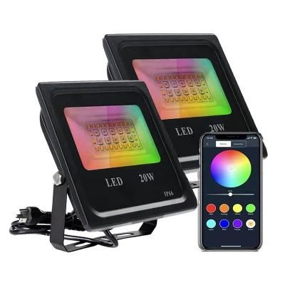 IP66 Recyclable Cx Lighting Voice Control Smart LED Flood Light