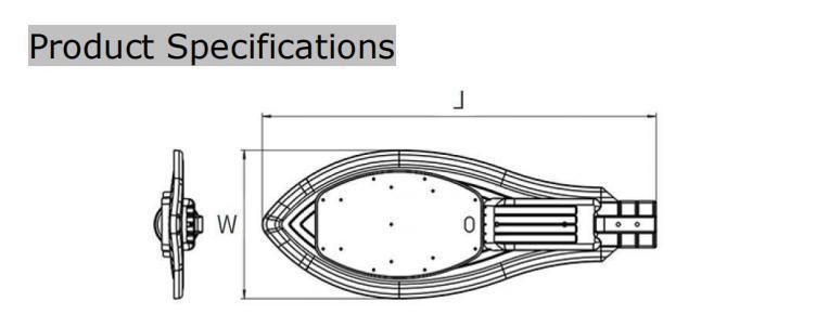 High Lumens LED Lighting Outdoor DC Street Light LED Street Light IP66 50W 100W 150W 220W -30 - 45 AC 30000 Aluminum Alloy