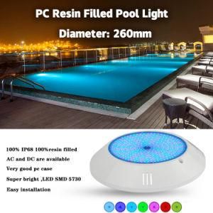 2020 New Design Surface Mounted Swimming Pool Underwater LED Light with Two Years Warranty