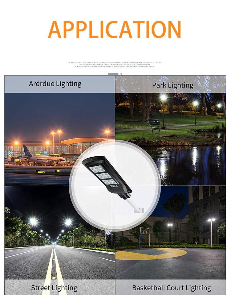 High Brightness Sensor Automatic Head Separate LED Stree Arm Lecusolar Street Light